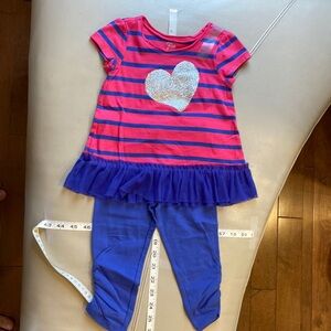 2-Pces set new with tags 18-24 blue